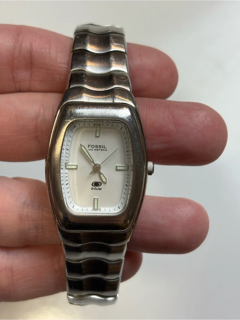 Fossil Blue 100‎ meters AM 3344 watch